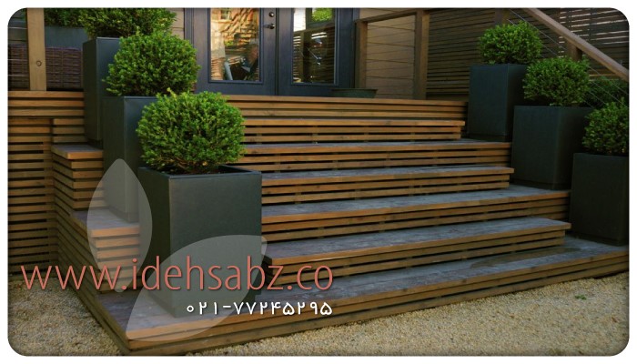 کاربرد فلاور باکس در راه پله-کاماپرس