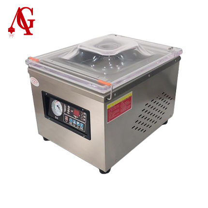 دستگاه بسته بندی و وکیوم تک کابین و تک تیغه رومیزی