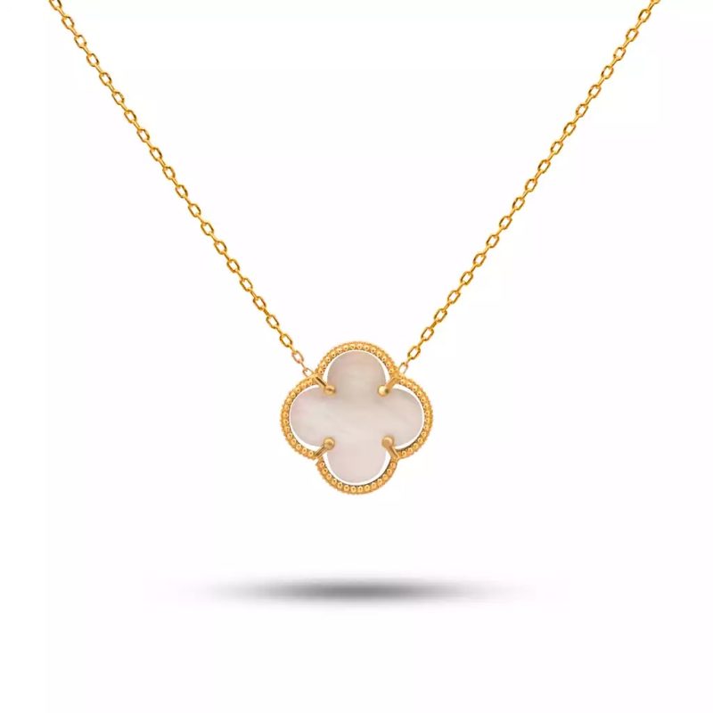 گردنبند طلا زنجیری دو رج پرهون مشکی-کاماپرس