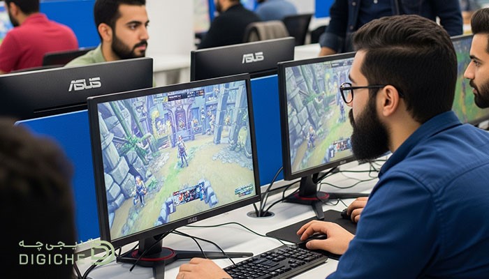 کاربری مانیتور محافظ چشم - کاماپرس