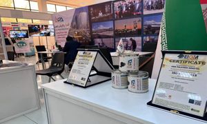 حضور شرکت آسیا پالایش ارس از تولیدکنندگان قیر کشور در نمایشگاه ایروان
