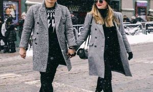 آموزش استایل با پالتو زمستانی