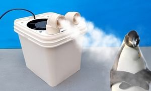 چگونه با یک سطل پلاستیکی کولر آبی درست کنیم؟ (ویدیو)