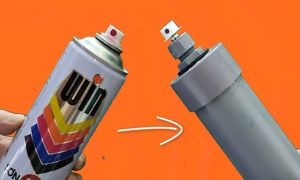 چگونه با لوله PVC اسپری رنگ پاش بسازیم؟ (ویدیو)