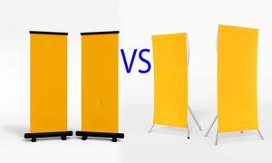 برای تبلیغات نمایشگاهی استند ایکس بهتر است یا رول آپ؟