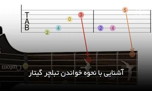 نحوه خواندن تبلچر گیتار / هر آنچه باید بدانید