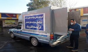 مشارکت «سام الکترونیک» در مدیریت بحران منطقه 21 تهران